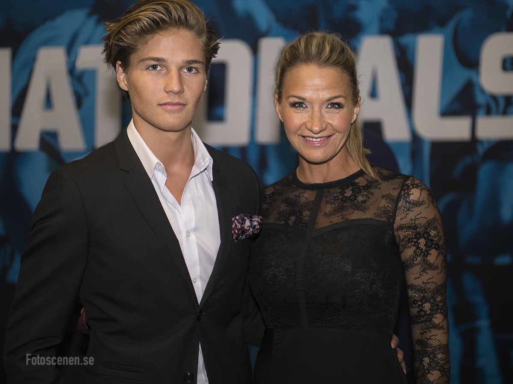 Filip Lambrecht med mamma Kristin Kaspersen